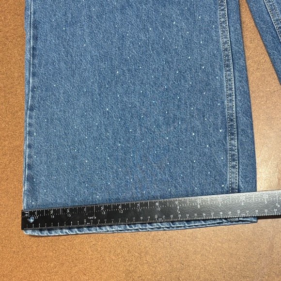 Stylish Blue Wide Leg Jeans for Women - Picture 6 of 16